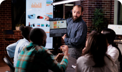 Slide IA de Colaboração em Equipe