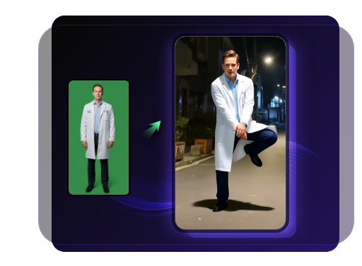 Gerador Natural de Dança IA de Fotos